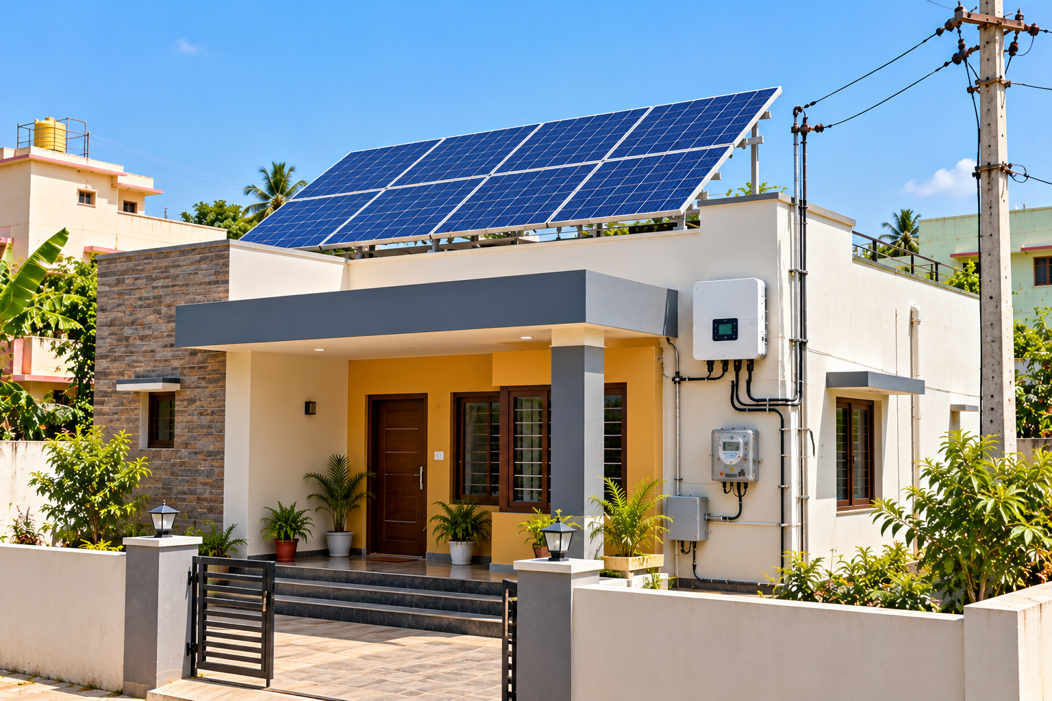 Off-Grid Solar — solar installation in Kataka, Odisha